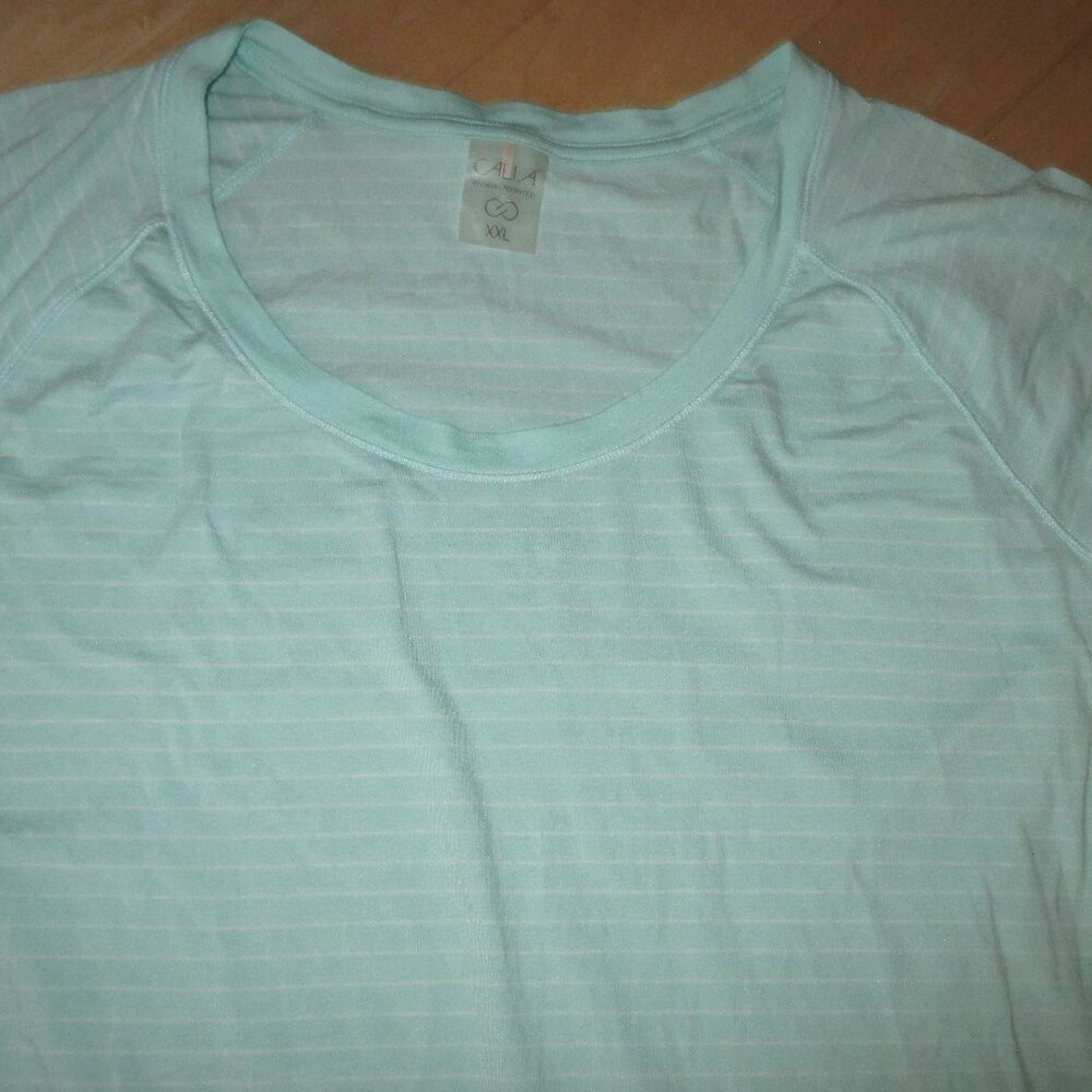 Calia Everyday Stripe Long Sleeve Womens XXL